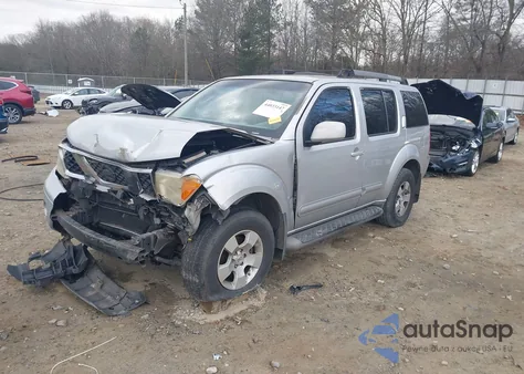 2005 Nissan Pathfinder Xe from USA, damaged, VIN 5N1AR18U15C734297